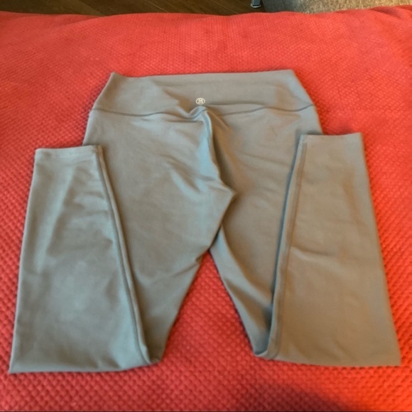SAGE COLLECTIVE Sz L High Waisted Activewear Ankle Length Leggings - Picture 5 of 8